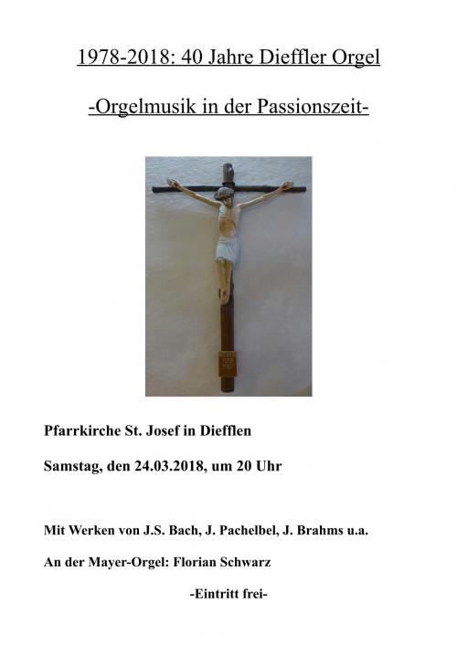 Orgelmusik in der Passionszeit